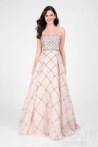 Terani Prom - Glittering Straight Neck Ball Gown 1712p2890