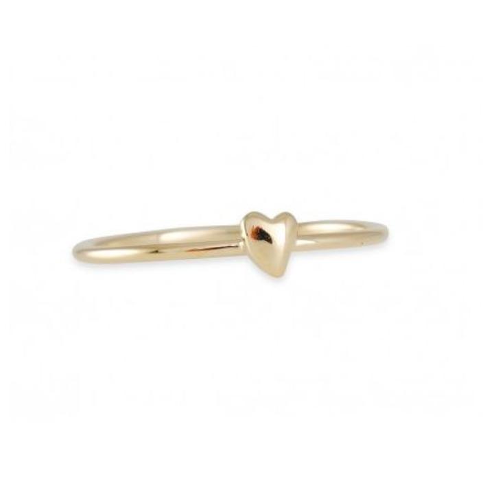 Margaret Elizabeth - Yellow Gold Heart Ring