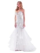 Colors Dress - 1300c Strapless Beaded Mermaid Gown