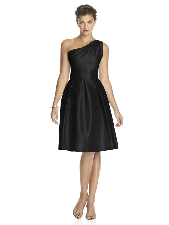 Alfred Sung - D458 Bridesmaid Dress In Black