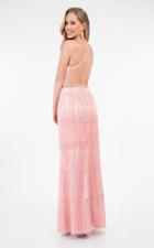 Terani Couture - Gorgeous Fringe Dress With Side Slit 1715p2972