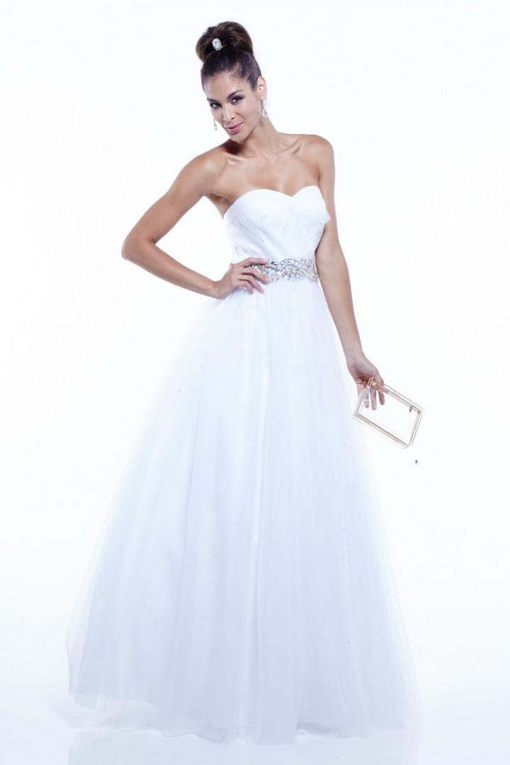 Alyce Paris Prom - 6388 Woven Strapless Sweetheart Evening Gown