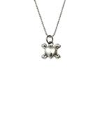 Femme Metale Jewelry - Lil Luv Bone Charm Necklace