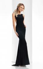 Clarisse - 3095 Plunging Open Back Gown
