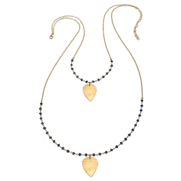Heather Hawkins - Lotus Crush Gemstone Necklace - Multiple Colors