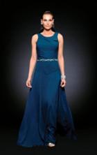 Lara Dresses - 21403 Bow-accented A-line Gown