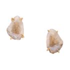 Heather Hawkins - Prong Drusy Geode Stud Earrings