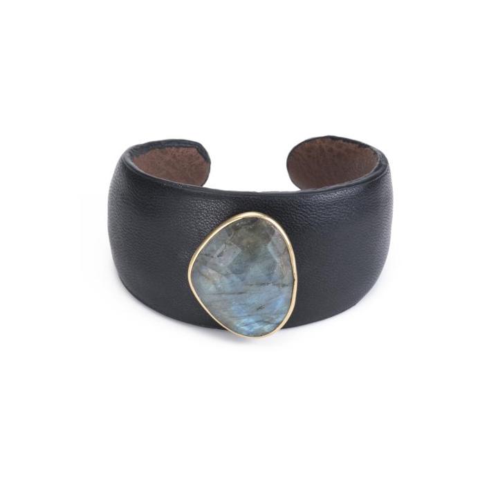 Ashley Schenkein Jewelry - Jaipur Leather Cuff Bracelet