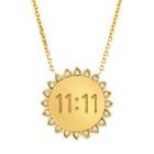 Logan Hollowell - New! Medium 11:11 Sunshine Necklace With Diamonds