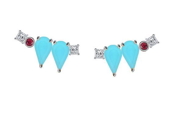 Bonheur Jewelry - Elodie Earclimber Earrings