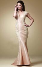 Mac Duggal Couture - 80253 Deep V-neck Mermaid Dress
