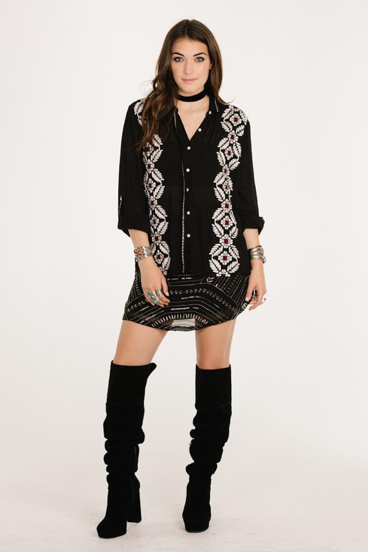 Raga - Rosanna Roll Sleeve Shirt