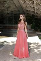 Nox Anabel - 8251 Sheer Beaded Illusion Evening Gown