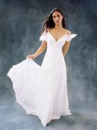 Wilderly Bride By Allure Bridals - F107 Flutter Cap Sleeve Bridal Gown