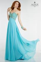 Alyce Paris - 6572 Prom Dress In Light Turquoise