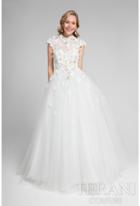 Terani Prom - Cap-sleeve Open Back Ballgown 1711p2840