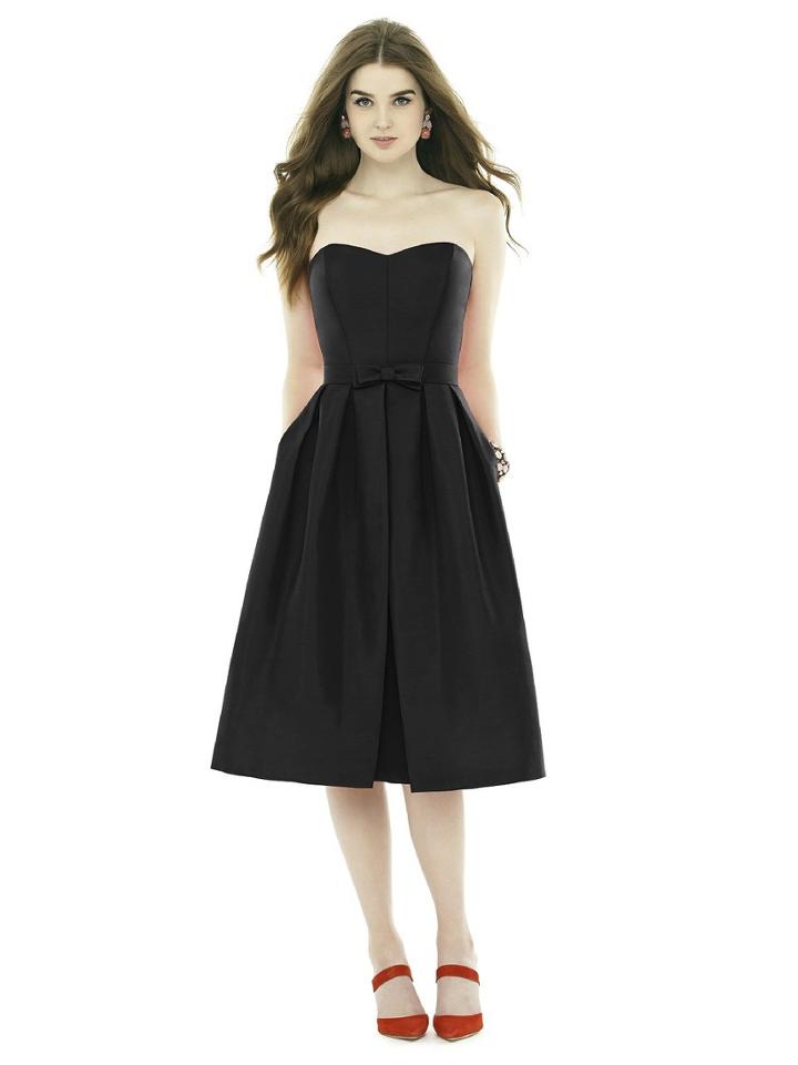 Alfred Sung - D717 Bridesmaid Dress In Black