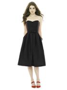 Alfred Sung - D717 Bridesmaid Dress In Black