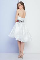 Terani Couture - 1721h4537 Sweetheart High Low A-line Dress
