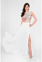 Terani Prom - Two Piece Illusion A-line Prom Dress 1711p2132