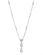Cz By Kenneth Jay Lane - Multi Shape Linear Drop Necklace