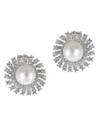 Jarin K Jewelry - Freshwater Pearl Sunburst Earrings