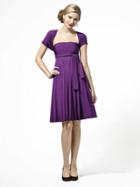 Dessy Collection - Lbtwist Dress In African Violet