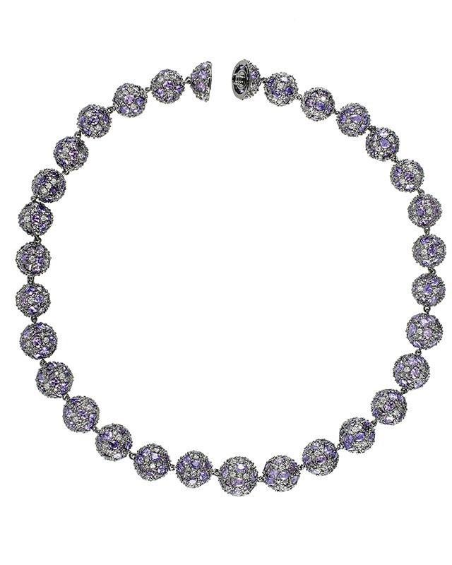 Cz By Kenneth Jay Lane - Pave Round Ball Stations