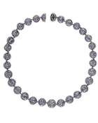 Cz By Kenneth Jay Lane - Pave Round Ball Stations