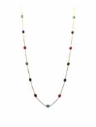 Tresor Collection - Multicolor Stone Necklace In 18k Yg F7105mx