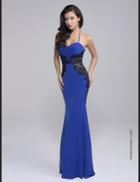 Nina Canacci - 8130 Dress In Royal/black