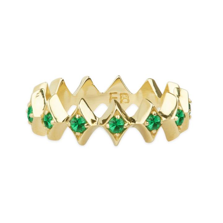 Elizabeth Buenaventura - Royal Eternity Emerald Band