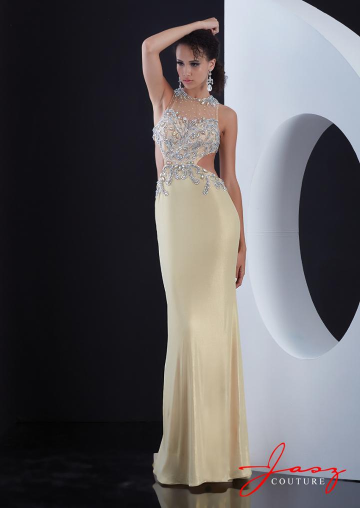 Jasz Couture - 5471 Dress In Gold