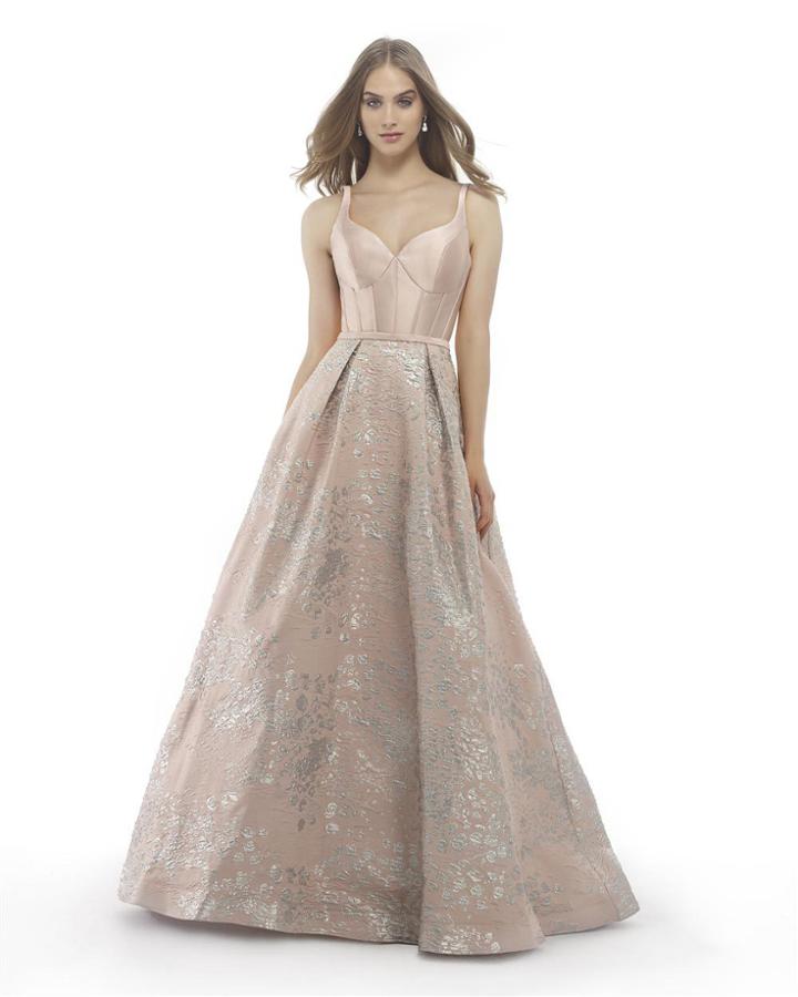 Morrell Maxie - 15812 Sleeveless V-neck Embellished Ballgown