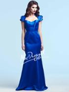 Mac Duggal Evening Gowns - 48172 In Sapphire