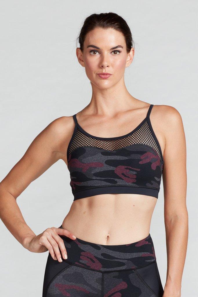 Chichi Active - Halle Camo Bra In Pink