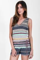 Goddis - Travis Romper In Lemongrass