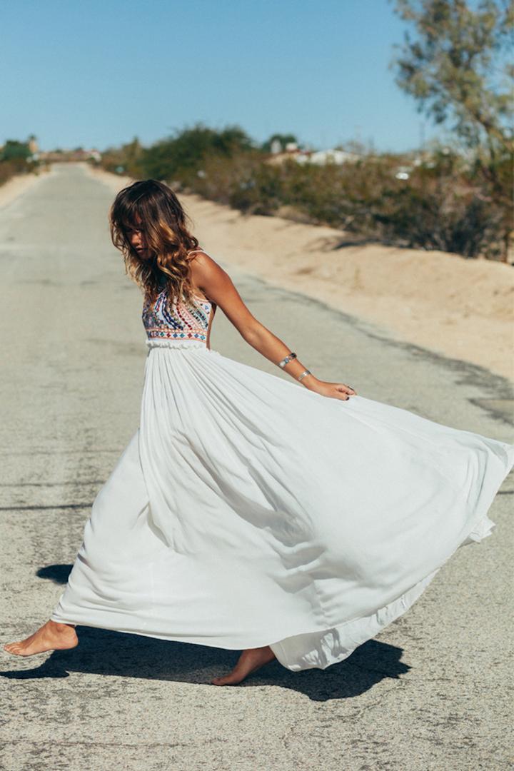 Raga - Baja Sunset Backless Maxi