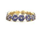 Tresor Collection - Tanzanite And Diamond Bracelet In 18kt Yellow Gold