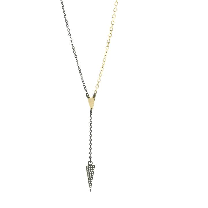 Mabel Chong - Diamond Spike On Faux-lariat