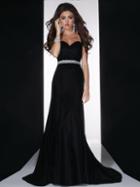 Panoply - 14605v Strapless Beaded Gown With Matching Bolero