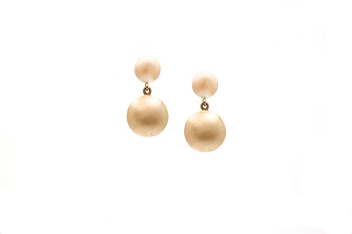 Tresor Collection - Lente 2 Tier Earrings In 18k Yellow Gold