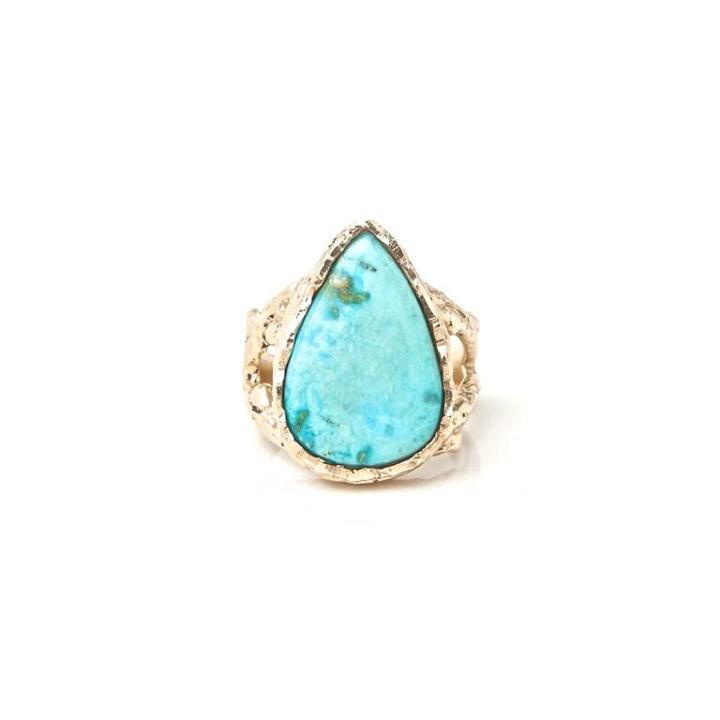 Logan Hollowell - One-of Sleeping Beauty Turquoise Ring