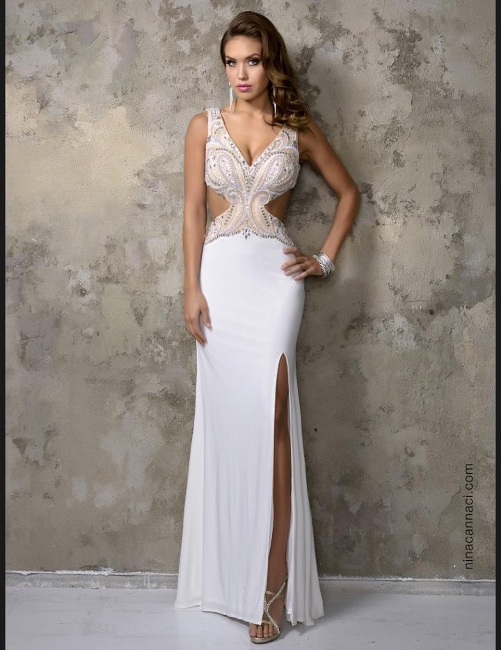 Nina Canacci - 1217 Dress In Ivory