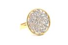 Tresor Collection - Signature Logo Ring Diamond Ring 18k Yellow Gold