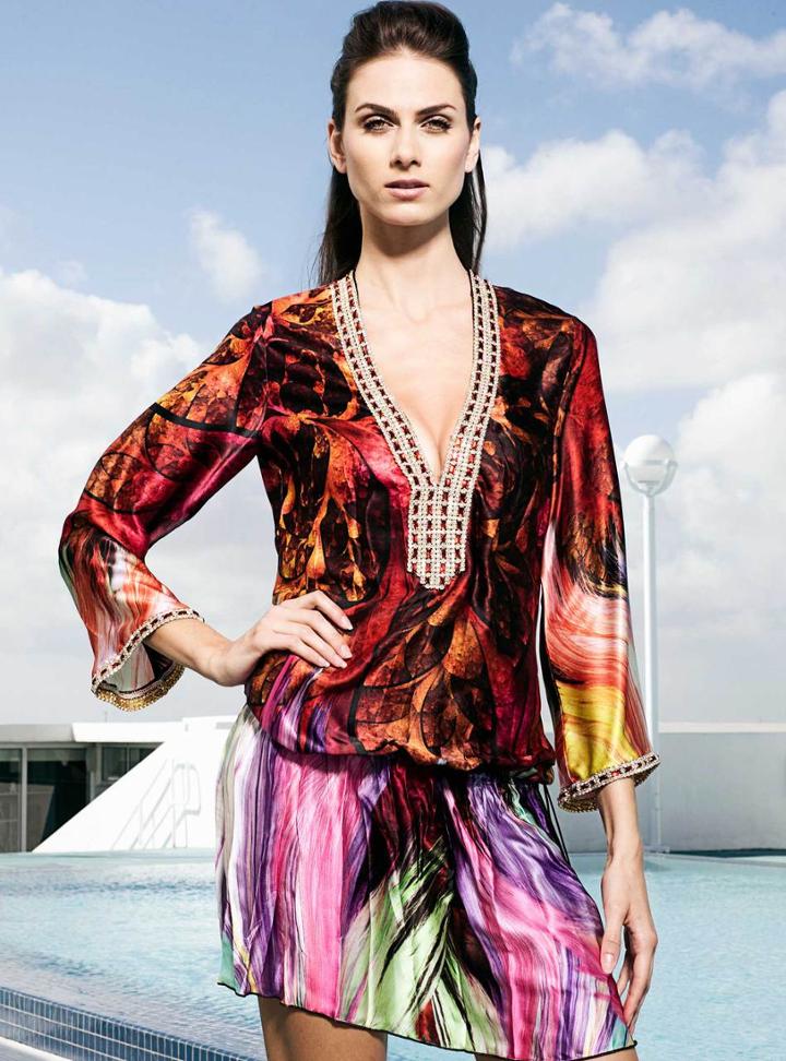 Baccio Couture - Lucy Silk Short Dress