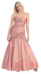 Sweetheart Mermaid Long Gown With Twist