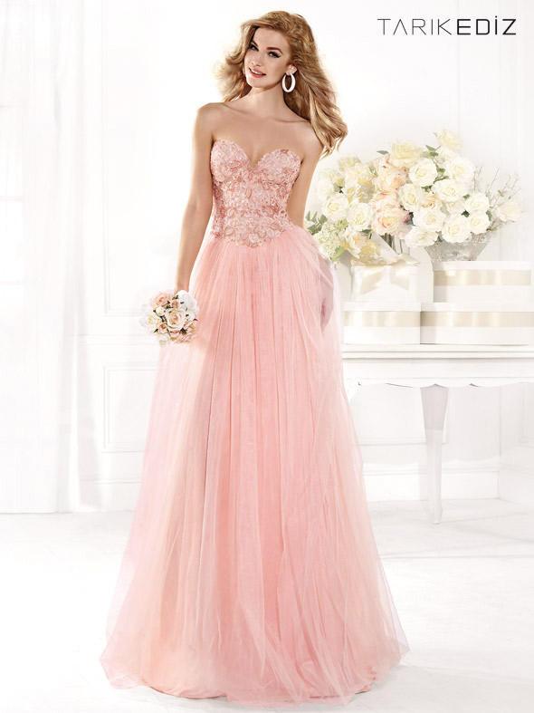 Tarik Ediz - Lace Sweetheart Gown 92387