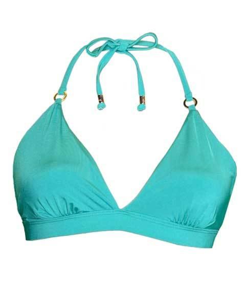 Nicolita Swimwear - New! Molded Push Up Bikini Top With Bust Support In Teal