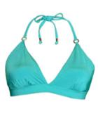 Nicolita Swimwear - New! Molded Push Up Bikini Top With Bust Support In Teal